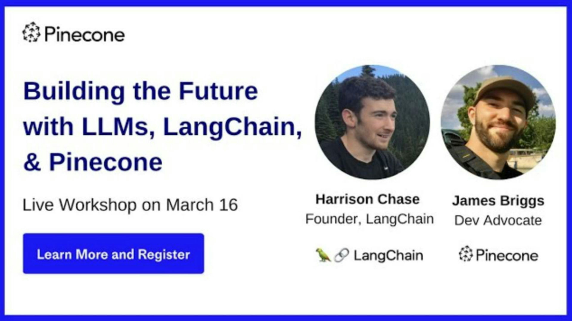 Building the Future with LLMs, LangChain, & Pinecone